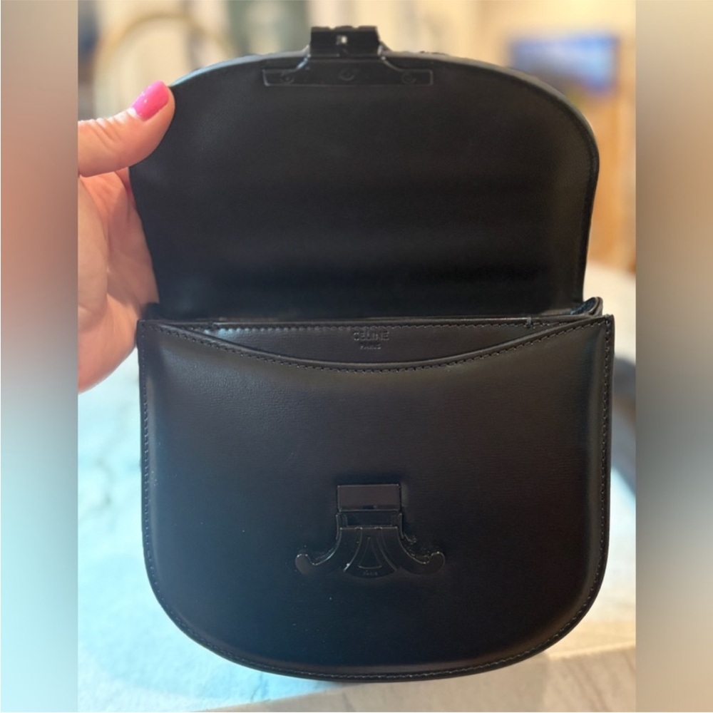 Celine Mini Bag in Dark Brown/Black Patent Leather - Picture 4 of 4